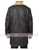 SuperFly Trevor Jackson Shearling Leather Coat