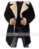 SuperFly Trevor Jackson Shearling Leather Coat