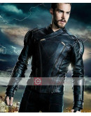 Supergirl Chris Wood Costume Leather Jacket