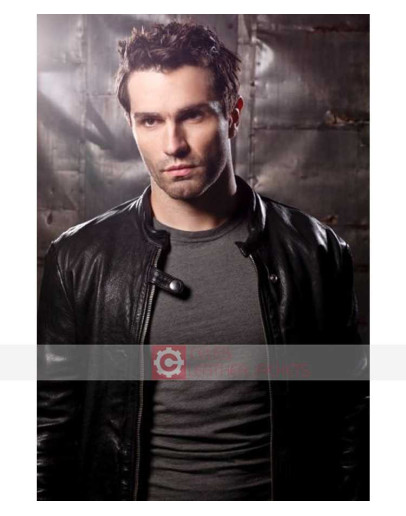 Supergirl Sam Witwer Leather Jacket