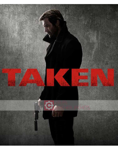 Taken Tv Series Clive Standen Black Wool Coat