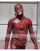 The Flash Season 5 Grant Gustin Costume Leather Jacket