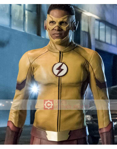 The Flash Season 5 Keiynan Lonsdale Costume Leather Jacket