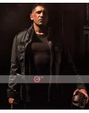 The Punisher Daredevil Jon Bernthal Black Leather Jacket