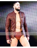 WWE Finn Balor Brown Leather Jacket