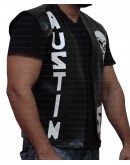 WWE Wrestler Steve Austin (Stone Cold) Skull S.O.B Leather Vest