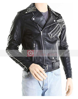 Justin Bieber All Around The World Studded Leather Jacket