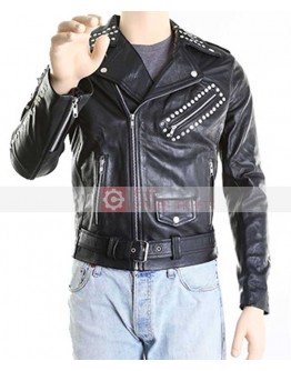 Justin Bieber All Around The World Studded Leather Jacket