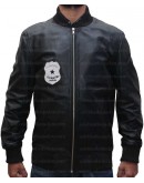 Kung Fury David Sandberg Black Leather Jacket