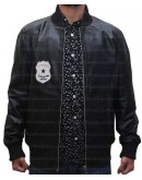 Kung Fury David Sandberg Black Leather Jacket