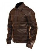 Indiana Jones Harrison Ford Brown Leather Jacket