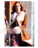 Modern Love Anne Hathaway Brown Coat