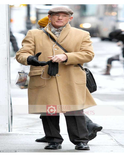 Norman Oppenheimer Brown Wool Trench Coat