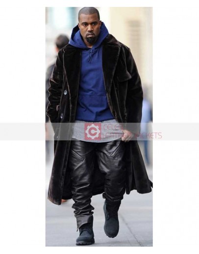 Kanye West Black Leather Pant