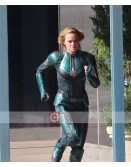 Captain Marvel Carol Danvers Leather Costume