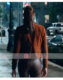 Justice League Gal Gadot (Wonder Woman) Suede Jacket