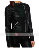 Singer Ariana Grande Biker Leather Jacket
