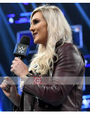 WWE Charlotte Flair Leather Jacket 