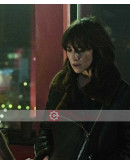 The Snowman Charlotte Gainsbourg Leather Coat