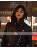 The Snowman Charlotte Gainsbourg Leather Coat