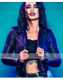 WWE Paige (Saraya Bevis) Biker Leather Jacket