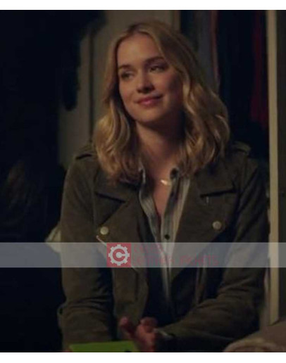 You Tv Series Elizabeth Lail Green Jacket