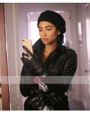 You Tv Series Shay Mitchell Leather Coat