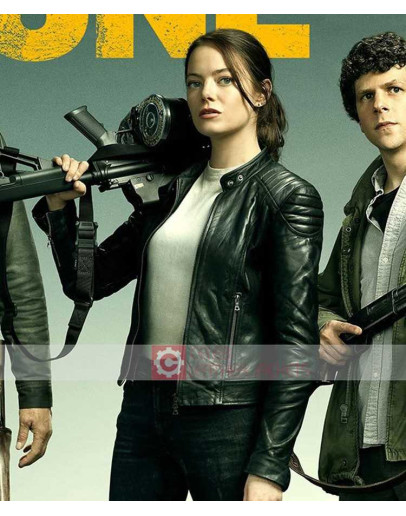 Zombieland Double Tap Emma Stone Leather Jacket