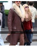 Anchorman 2 Will Ferrell (Ron Burgundy) Leather Coat