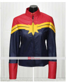 Carol Danvers Captain Comics Leather Jacket