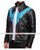 Nightwing Danny Shepherd (Dick Grayson) Leather Jacket