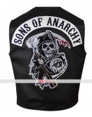 Sons of Anarchy Jax Teller Black Pu Leather Vest