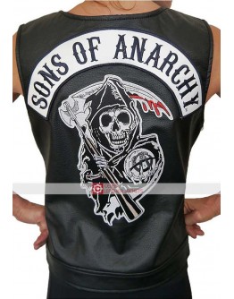 Sons Of Anarchy Women Leather Vest