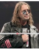 WWE Bret Hart Hitman Costume Leather Jacket
